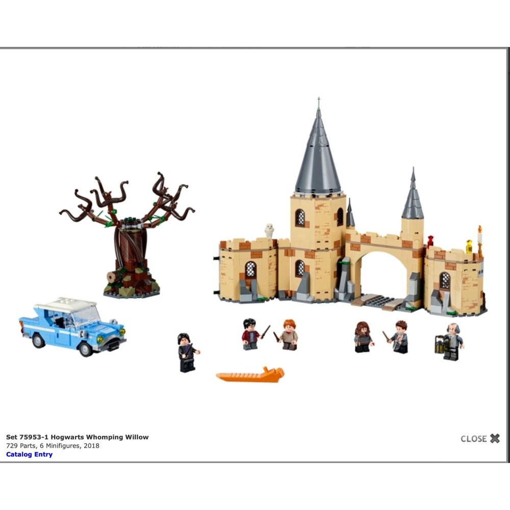 75953 Hogwarts Whomping Willow Lego Set